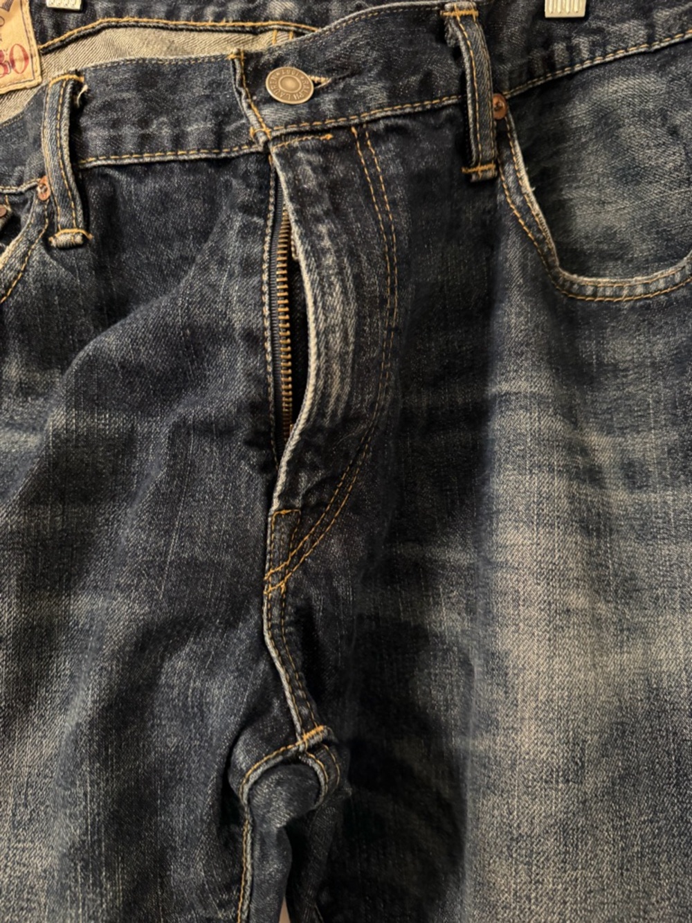 Ralph Lauren Men's Dark Wash Relaxed Jeans
